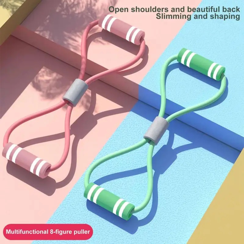 Figure 8 Resistance Band - Fitness Resistance Band with Handle Portable