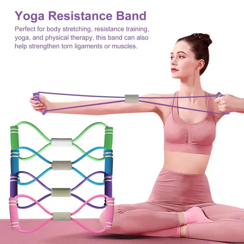 Fitness Resistance Band with H - Figure 8 Resistance Band ulasan dan harga