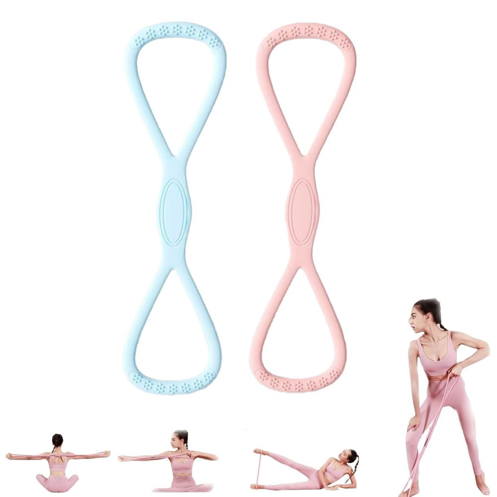 Portable Figure 8 Yoga Resista - Figure 8 Resistance Band ulasan dan harga