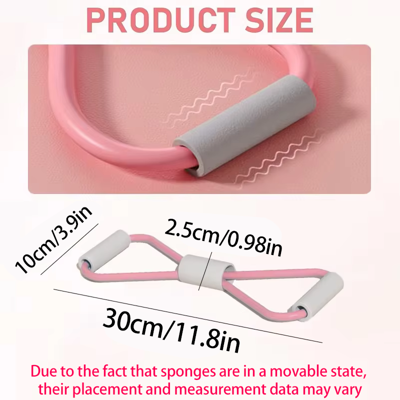 1Pcs Home Gym Elastic Band Por - Figure 8 Resistance Band ulasan dan harga
