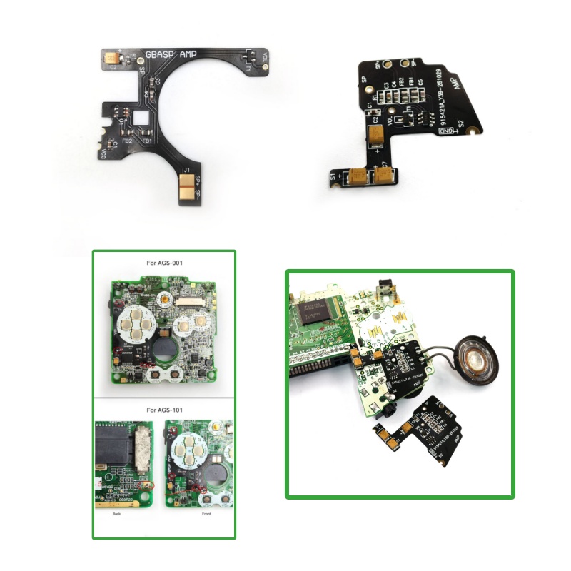 Amplifier For GBA SP/GBA AGS-0 - Push Up Board ulasan dan harga