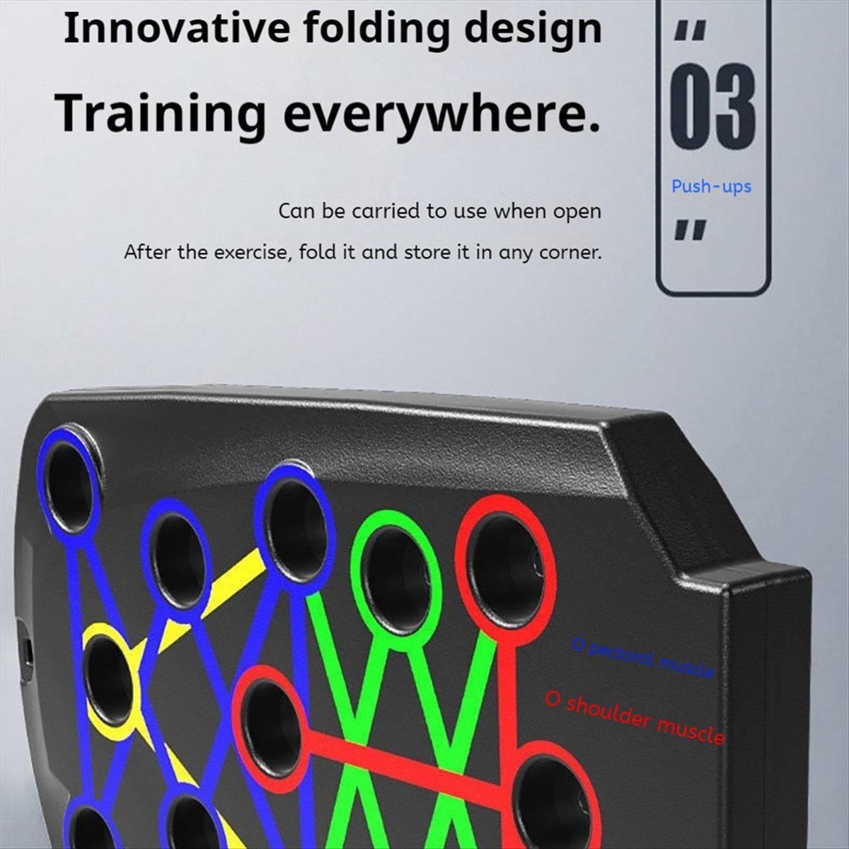 A10R Portable Foldable Push Up - Push Up Board ulasan dan harga