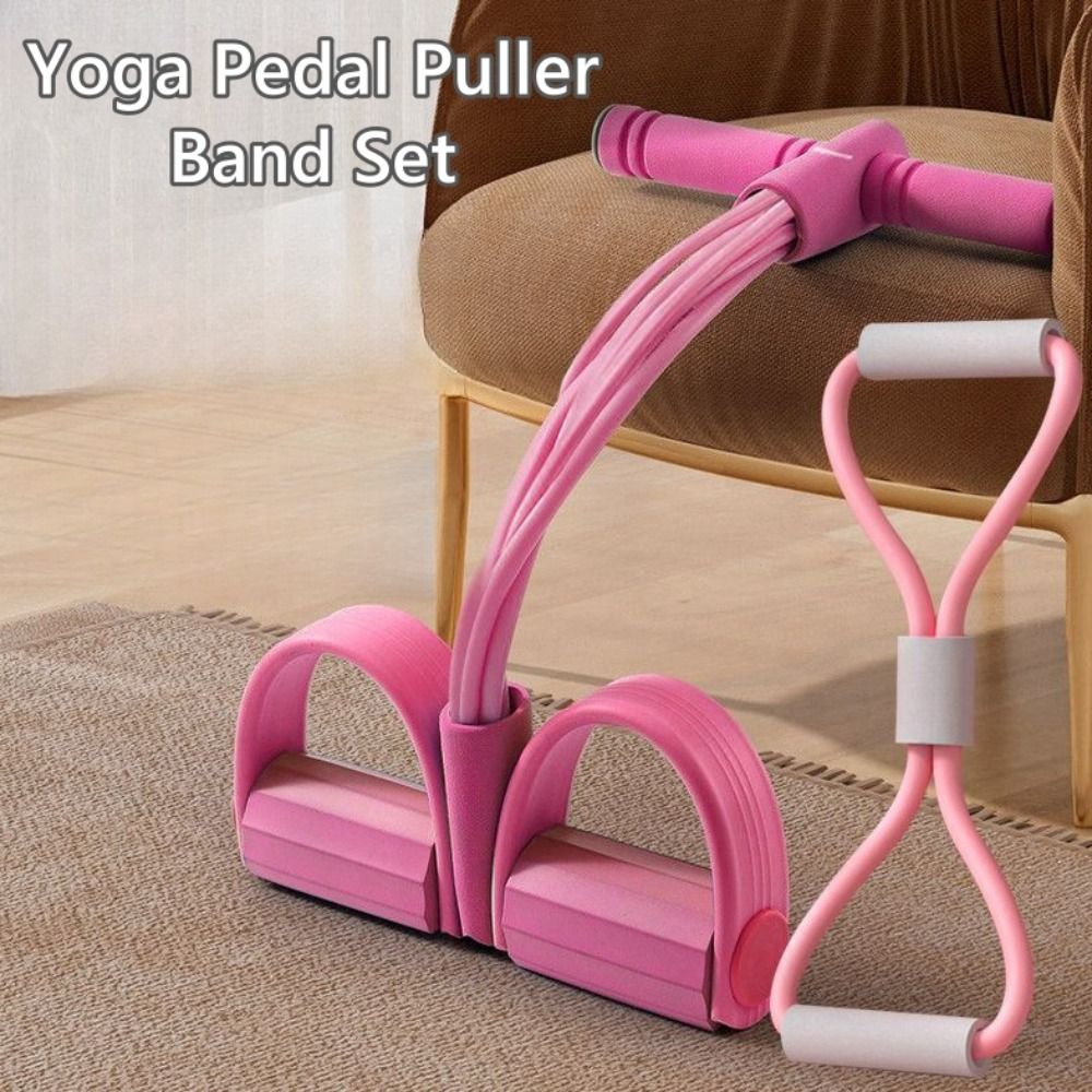 6-Tube Resistance Bands Set wi - Yoga Fitness At Home ulasan dan harga