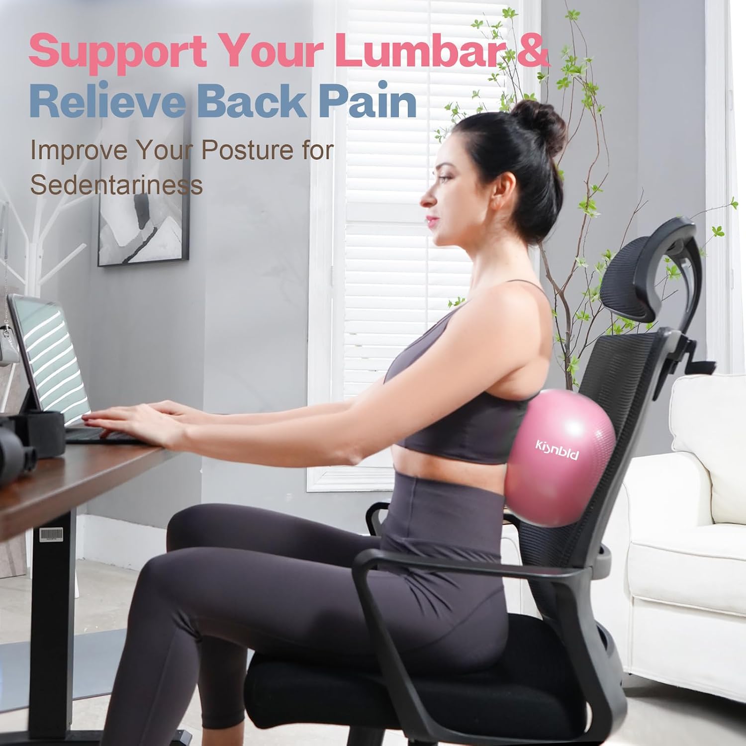 Small Exercise Ball, 9 Inch Mi - Yoga Fitness At Home ulasan dan harga