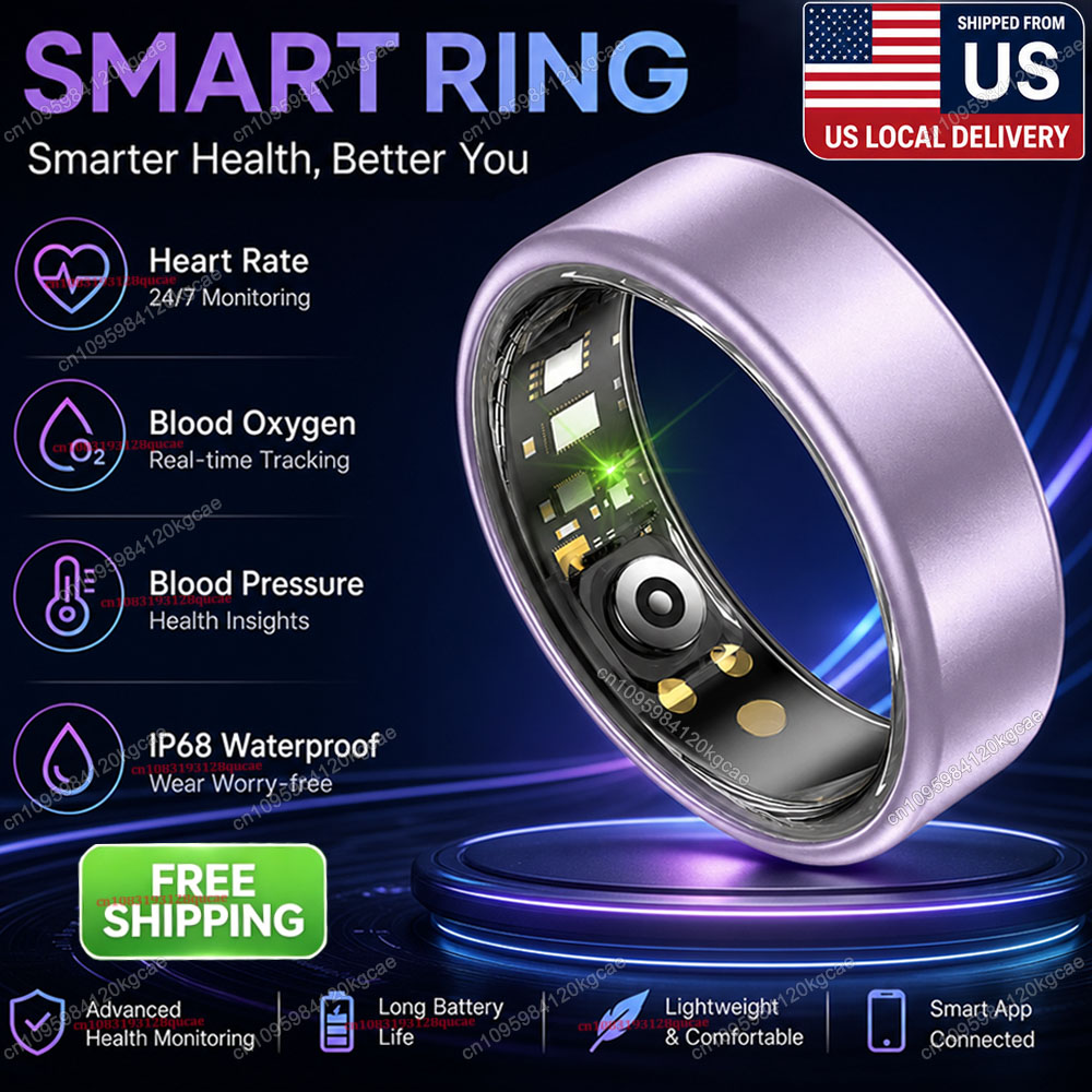 Smart Ring Heart Rate Blood Ox - Gymnastics Rings ulasan dan harga