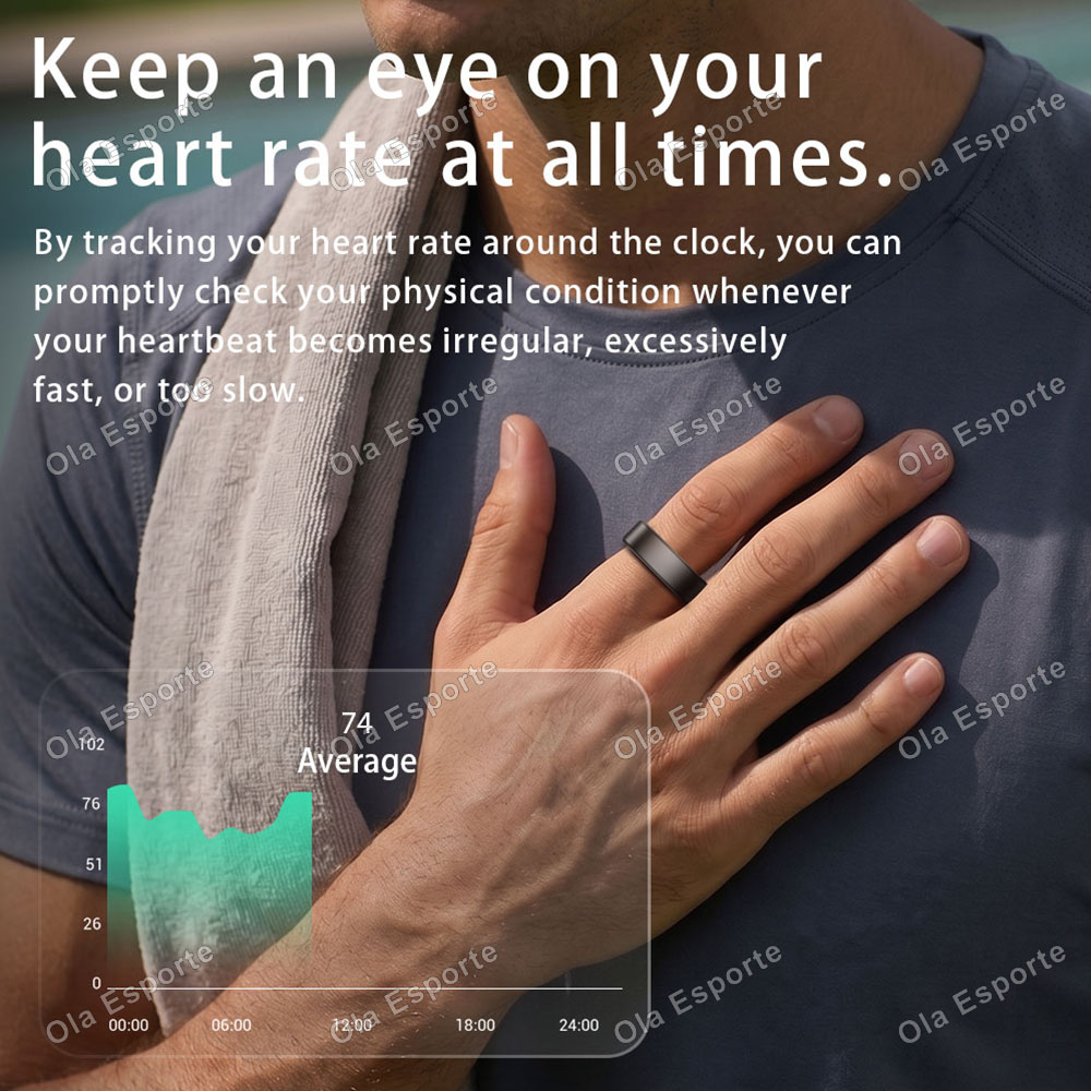 Smart Ring Heart Rate Blood Ox - Gymnastics Rings ulasan dan harga