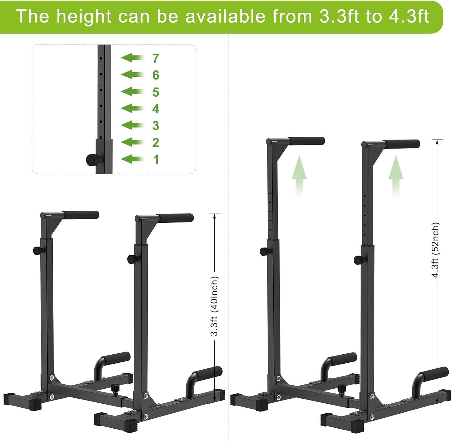 Heavy Duty Steel Multi-Functio - Dip Bar Parallel ulasan dan harga