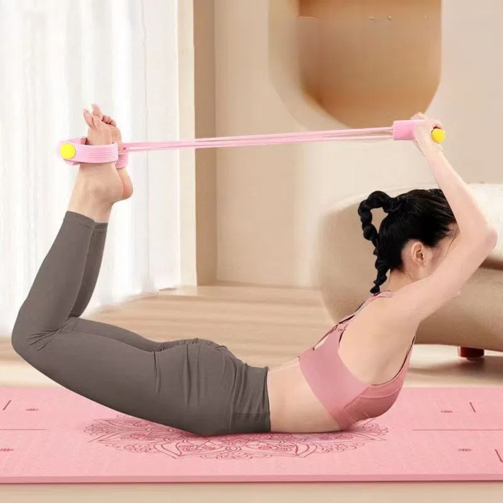 6-Tube Resistance Bands Fitnes - Yoga Fitness At Home ulasan dan harga