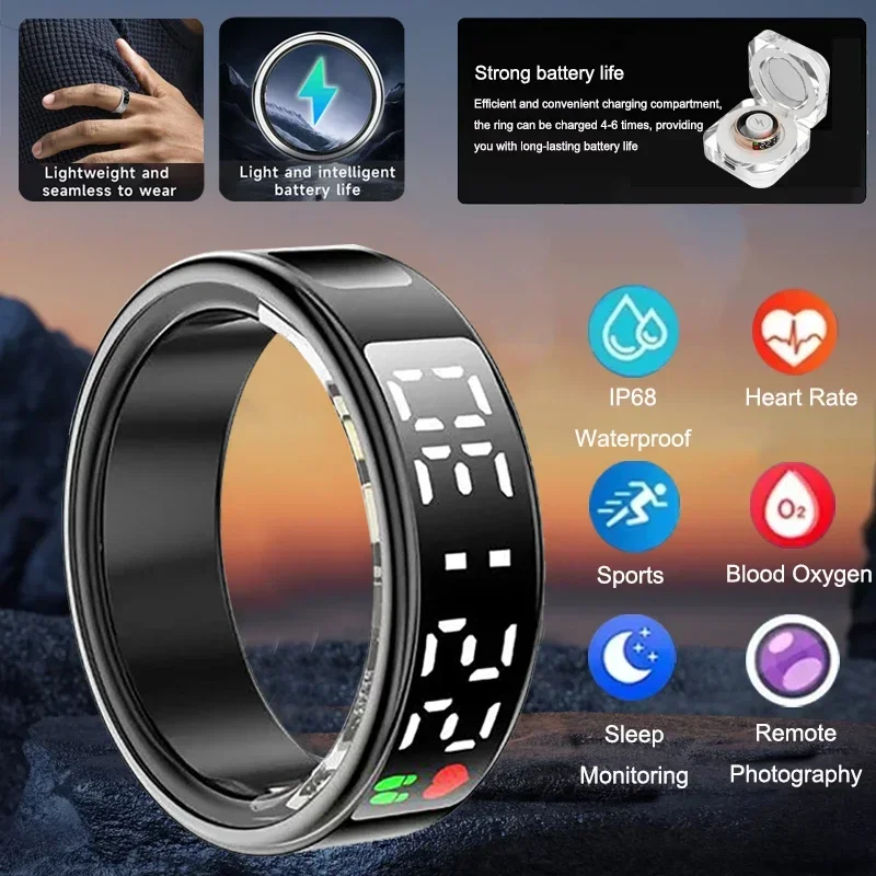 Smart Ring For Men Women Heart - Gymnastics Rings ulasan dan harga