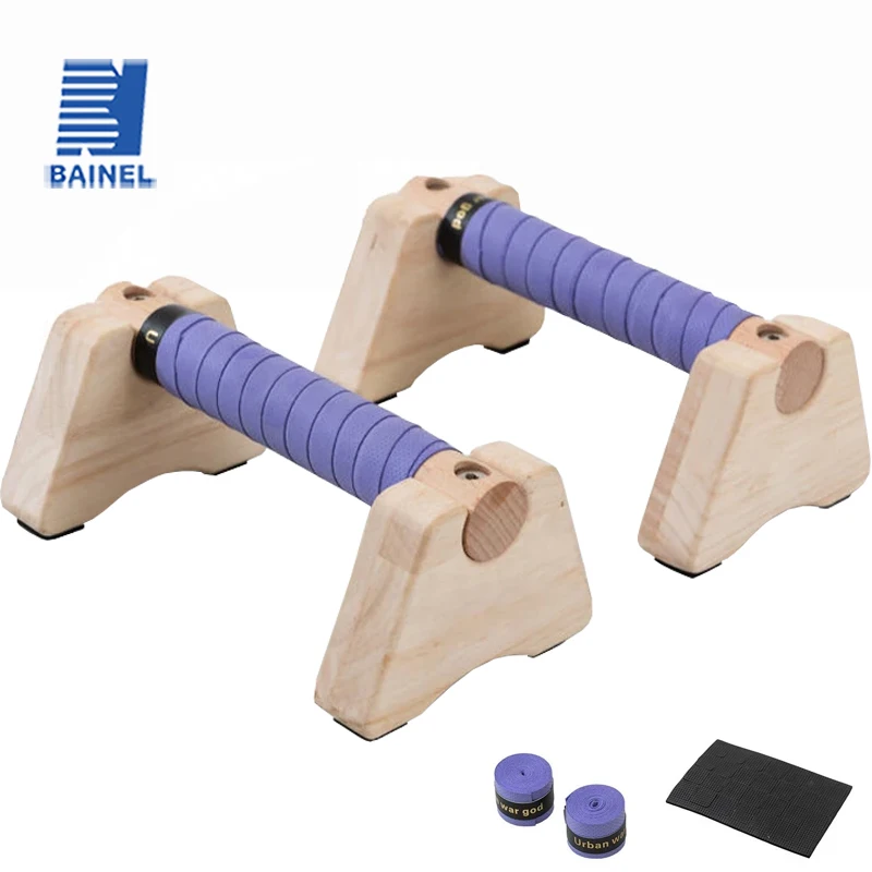 Wooden Push-up Stand Non-SlipP - Push Up Board ulasan dan harga