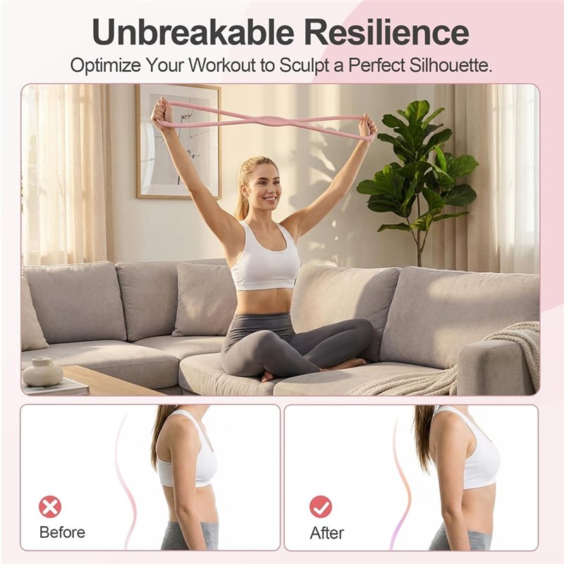 LALA For Effective Home Workou - Figure 8 Resistance Band ulasan dan harga